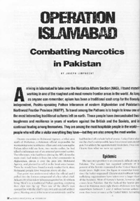 Operation Islamabad: Combatting Narcotics in Pakistan