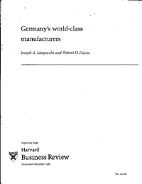Germany's World Class Manufacturers